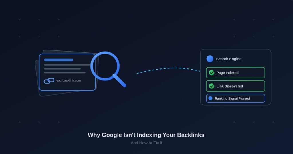 Why Google Isn’t Indexing Your Backlinks (Fix It Now)